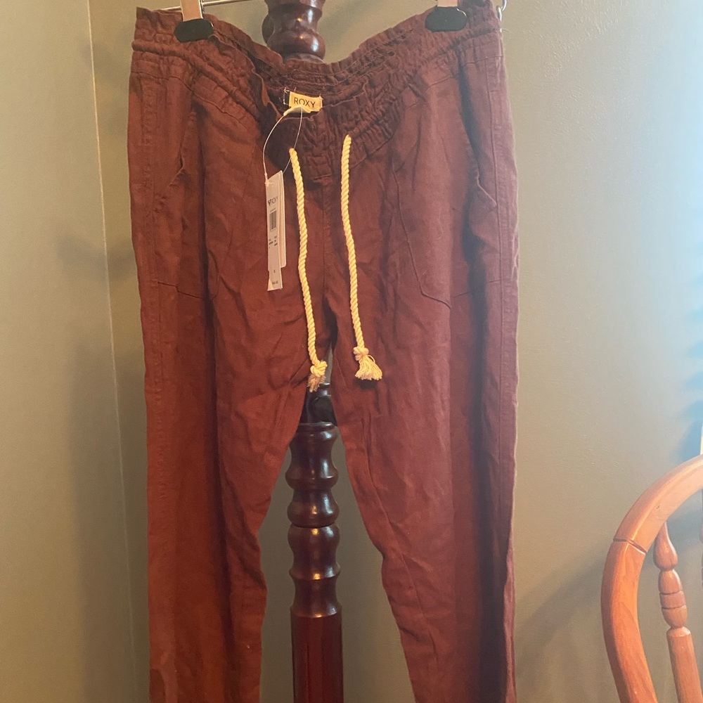 Roxy linen pants